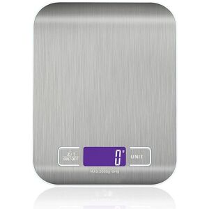 High Precision Electronic Kitchen Scale 5000g / 1g with Backlit lcd Display, 6 Units and Tare Function Stainless Steel, Smart Digital - Alwaysh High Precision Electronic Kitchen Scale 5000g / 1g with Backlit lcd Display, 6 Units and Tare Function Stainless Steel, Smart Digital - Alwaysh