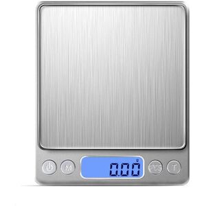 COOCHEER High Precision Electronic Kitchen Scale 2000g/1g with Backlit LCD Display, 6 Units and Tare Function Stainless Steel, Smart Digital, for COOCHEER High Precision Electronic Kitchen Scale 2000g/1g with Backlit LCD Display, 6 Units and Tare Function Stainless Steel, Smart Digital, for