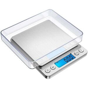 YMYNY Precision Scale, 500 g/0.01 g, 0.01 g Precision Scale, Kitchen Scale with Tare and Counting Function, Backlit lcd Display (Silver) YMYNY Precision Scale, 500 g/0.01 g, 0.01 g Precision Scale, Kitchen Scale with Tare and Counting Function, Backlit lcd Display (Silver)