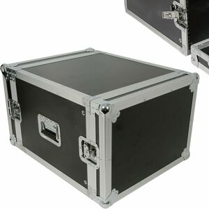 LOOPS 19' 10U Equipment Patch Panel Flight Case Transit Storage Handle dj pa Mixer Box