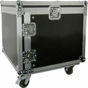 LOOPS 19' 10U Equipment Rack With Wheels Patch Panel Mount Case pa dj Mixer Amp Audio