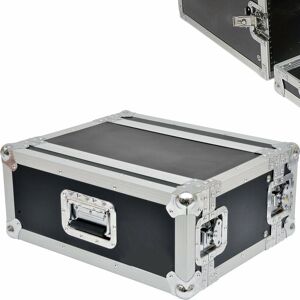 LOOPS 19' 4U Shallow Equipment Patch Panel Flight Case Storage Handle dj pa Mixer Box