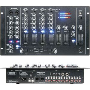 LOOPS 4 Channel 17 input pa dj Mixer usb/vca Crossfader Microphone Override Rack aux