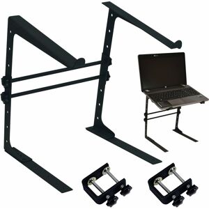 Loops - dj pa Compact Laptop Platform Adjustable Table Top Bracket Mixer Mac Air Stand