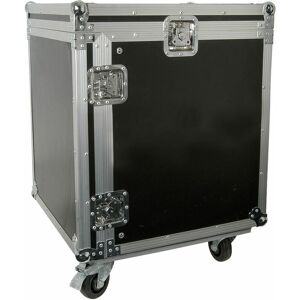 Loops - 19' 12U Equipment Rack With Wheels Patch Panel Mount Case pa dj Mixer Amp Audio