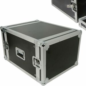 Loops - 19' 8U Equipment Patch Panel Flight Case Transit Storage Handle dj pa Mixer Box