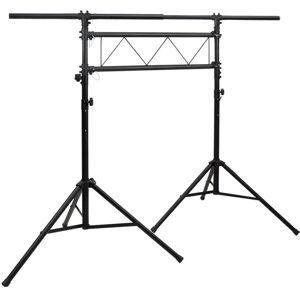 Vidaxl - Light Stand Black 238x115x(180-300) cm Steel