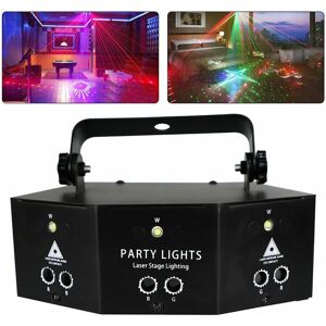 MUMU Remote Control 9-EYE rgb dmx Scan Laser Projector Lamp led Strobe Stage dj Party Lights Light-Wireless Party Lights Wedding Christmas