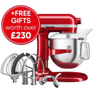 Artisan Candy Apple 6.6L Bowl Lift Food Mixer With free Gift - Kitchenaid