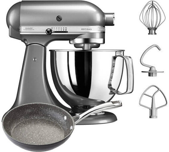 Artisan Mixer 125 Contour Silver With free Gift - Kitchenaid