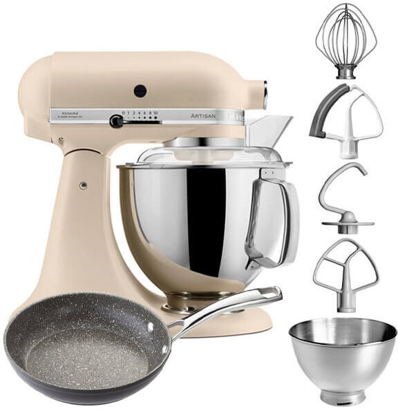 Artisan Mixer 175 Fresh Linen with free Gift - Kitchenaid