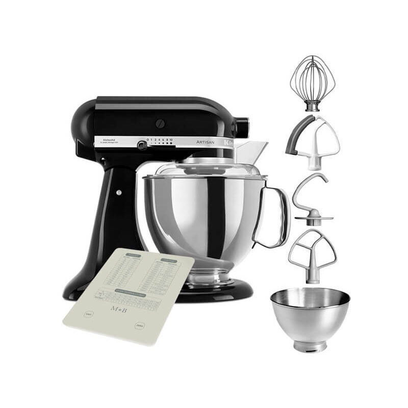 Artisan Mixer 175 Onyx Black with free Gift - Kitchenaid