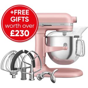 Artisan Dried Rose 6.6L Bowl Lift Food Mixer With free Gift - Kitchenaid