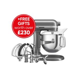 Artisan Medallion Silver 6.6L Bowl Lift Food Mixer With free Gift - Kitchenaid