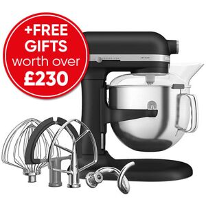 Artisan Cast Iron Black 6.6L Bowl Lift Food Mixer With free Gift - Kitchenaid