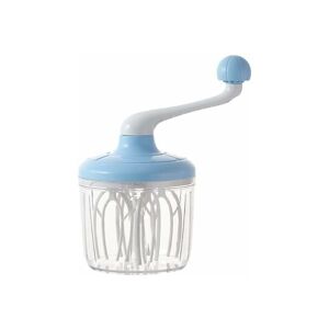 Héloise - Manual Beater Egg Beater, Manual Whisk Hand Mixer, Manual Mixer Manual Milk Frother 1100ML Household Beater Mixer, Blue