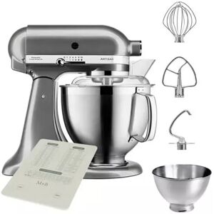 Kitchenaid - Artisan Mixer 185 Medallion Silver with free Gift Kitchenaid - Artisan Mixer 185 Medallion Silver with free Gift