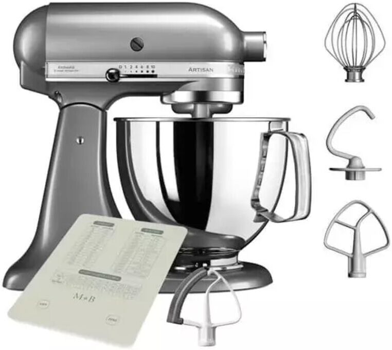 Kitchenaid - Artisan Mixer 125 Contour Silver with free Gifts
