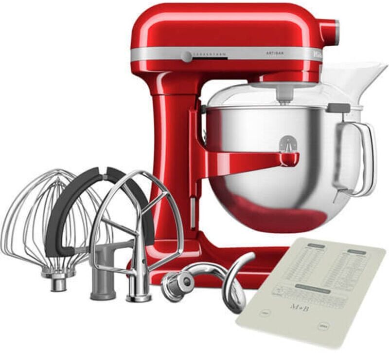 Kitchenaid - Artisan Candy Apple 6.6L Bowl Lift Food Mixer With free Gift