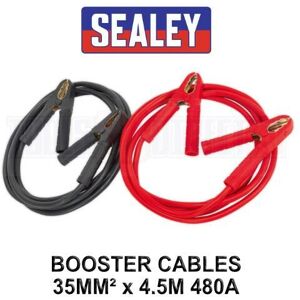 Booster Cables 35mm² x 4.5m 480A Jump Leads BC3545 - Sealey