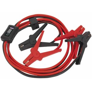 Booster Cables 16mm� x 3m 400A with Electronics Protection BC16403SR - Sealey