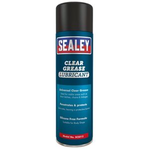 Sealey - Clear Grease Lubricant 500ml Pack of 6 SCS012