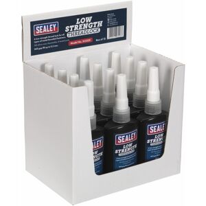 Sealey - Thread Lock Low Strength 50ml Pack of 12 SCS222