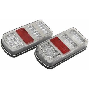 Sealey - Rear Rectangle Lamp Cluster (Pair) smd led 12V TB19LED