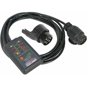 Towing Socket Tester 13-Pin 12V - dvsa Approved TST22 - Sealey