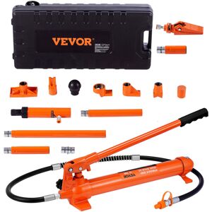 VEVOR 10 Ton Porta Power Kit, Hydraulic Ram with Pump, Car Jack with 4.6 ft/1.4 m Oil Hose, Bent Frame Repair Tool with Storage Case for Automotive,