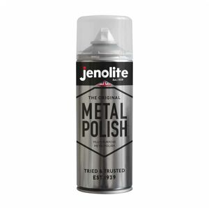 Jenolite - 1 x 400ml Aerosol Metal Polish Aerosol - Industrial Grade Polishing Foam - Suitable for Brass, Copper, Chrome, Stainless Steel & Pewter