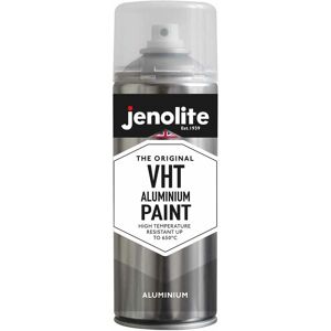 1 x 400ml Aerosol Jenolite vht Paint Aerosol Spray - Aluminium - Matt Silver - Very High Temperature Paint Heat Resistant up to 650°c