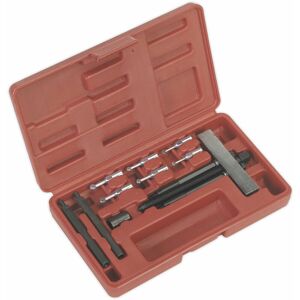 Loops - 10 Piece Blind Bearing Removal Tool Kit - Ball-End Tips - Steel Components