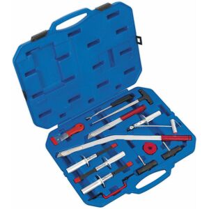 LOOPS 14 Piece Lightweight Windscreen Removal Tool Kit - Bonded & Rubber Seal Removal