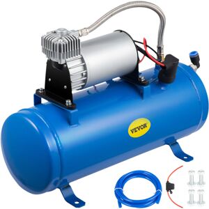 VEVOR 150 psi dc 12V Air Compressor with 6 Liter Tank for Train Horns Motorhome Tires