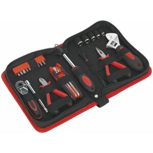 Loops - 28 Piece Underseat Motorcycle Tool Kit - Compact Tool Set - Small Storage Case