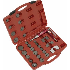 LOOPS 29 Piece Air Operated Brake Wind-Back Tool Kit - Suits Push & Wind Back Pistons