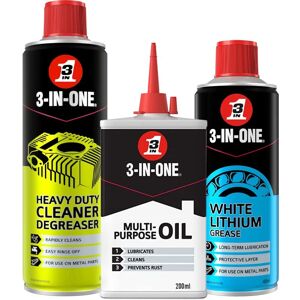 3-en-un - 3-IN-ONE Leisure Bundle Drip Oil, Grease Spray & Degreaser Spray, 2 Pack