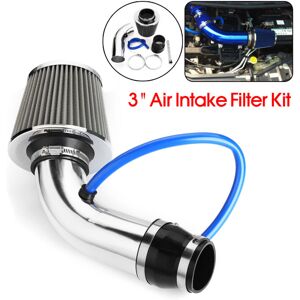 Maerex - 3'' Universal Car Cold Air Intake Induction Hose Pipe Kit System + Filter Chrome