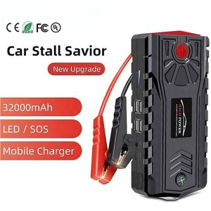 WOOSIEN 32000mah High Power Car Jump Starter Power Bank / Multi-function Portable 12v Lithium Battery Car Jump Starter