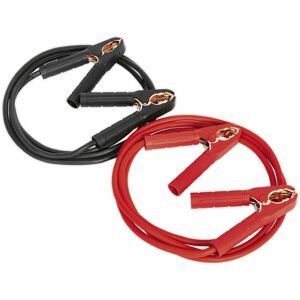 Loops - 350A Booster Cables - 25mm² x 3.5m - Copper Coated Aluminium - Insulated