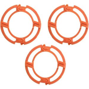 AOUGO 3pcs Orange Blade Retaining Rings Retaining Plate Holder For Philips Norelco Series 7000 9000 RQ12 Models