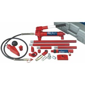 LOOPS 4 Tonne Hydraulic Body Repair Kit - Steel Components - Composite Storage Case