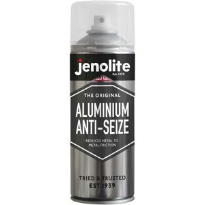 1 x 400ml Aerosol - JENOLITE Aluminium Anti-Seize Aerosol - (Very High-Temperature Resistant, Protects against Corrosion & Seizure, Prevents Brake