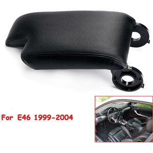 Woosien - 51168238230 Car Console Armrest Cover Replacement Kit For E46 1998-2006 Lhd Black