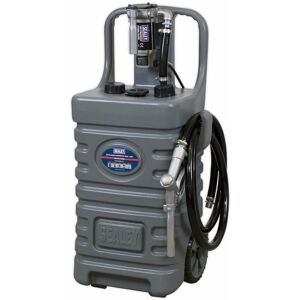 LOOPS 55L Portable Dispensing Tank with ys10375 Diesel Pump - 2' bsp Thread - Wheeled