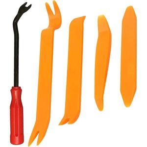 WOOSIEN 5pcs Car Styling And Removal Tools, Auto Mechanic Tools, High Hardness Plastic Car Modific