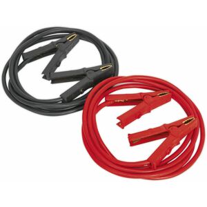 Loops - 600A Heavy Duty Booster Cables - 40mm² x 5m - Copper Coated Aluminium - Sheathed