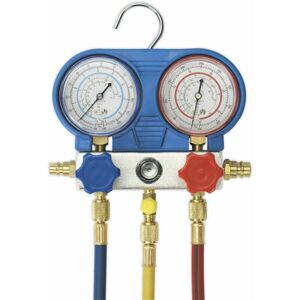 Loops - Air Conditioning System Manifold with Sight Glass - Refrigerant Testing