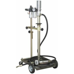 LOOPS Air Operated Gear Oil Dispensing System - Digital Oil Meter - Mobile Trolley